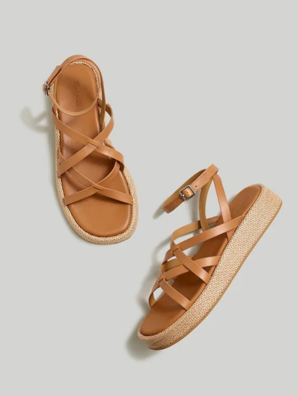 Madewell Strappy Platform Sandals